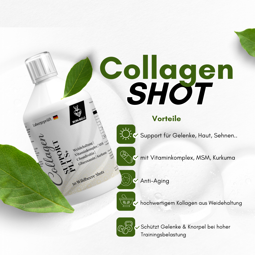 Kollagen Support PLUS+ Shots - Wild Berry - 500ml