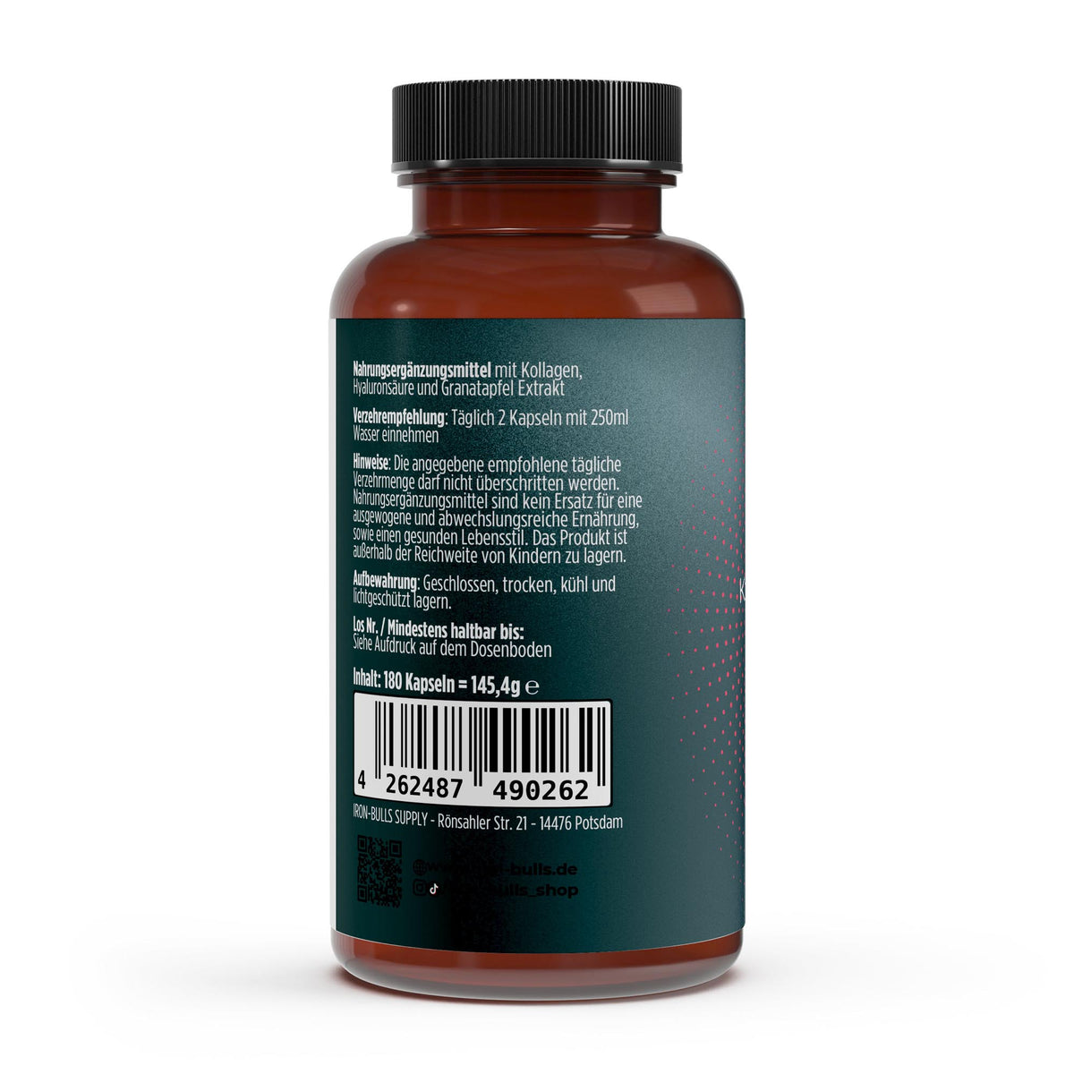 Premium Kollagenhydrolysat PLUS (3000-5000 DA ) - 180 Kapseln