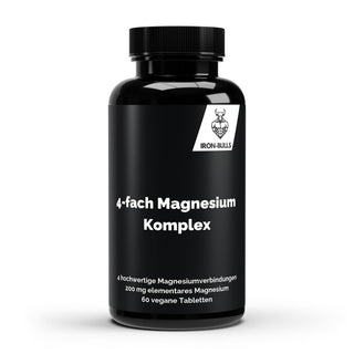 Magnesium 4fach Komplex - 60 vegane Tabletten