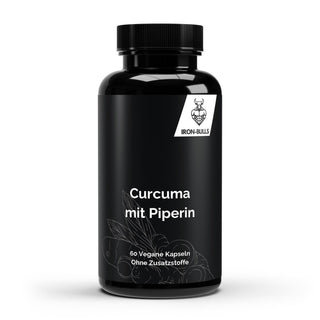 Kurkuma + Piperin - 60 Kapseln