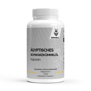 Ägyptisches Schwarzkümmelöl – hochdosiert (500 mg/Kapsel) - 240 vegane Softgels