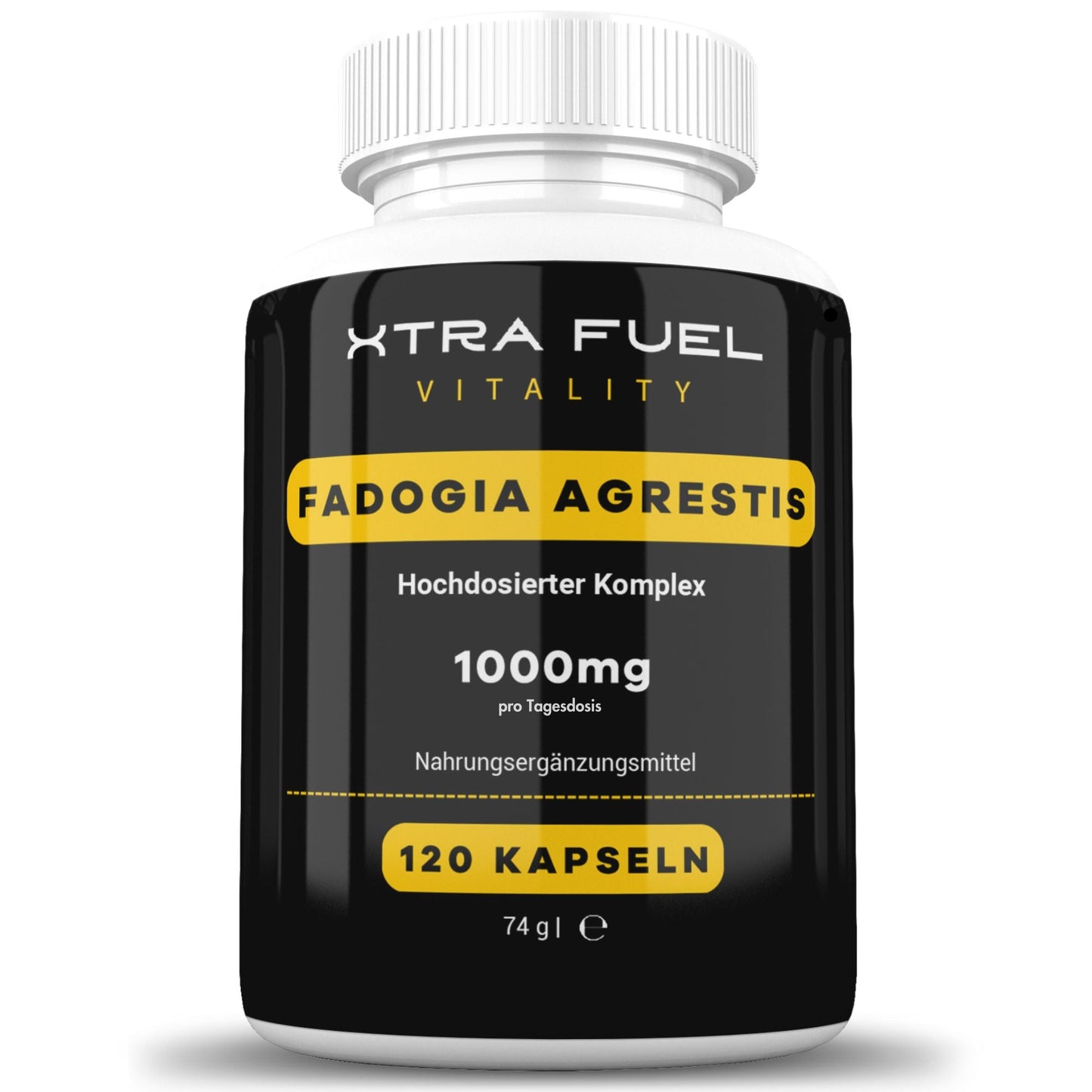 Fadogia Agrestis Kapseln - 1000mg Fadogia Extrakt - 100% natürlich & zertifiziert