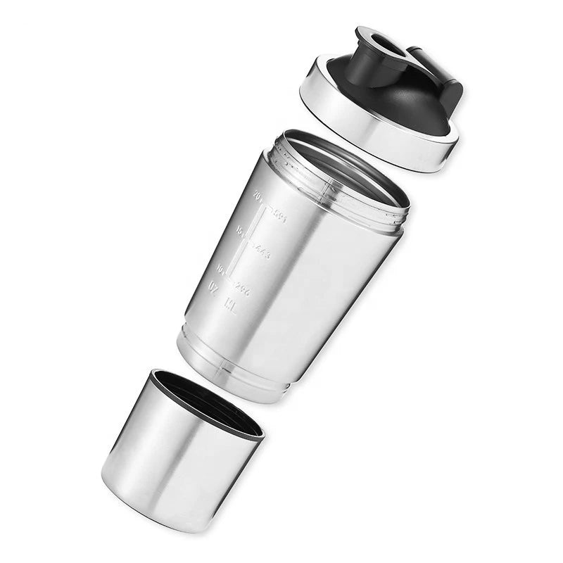 Edelstahl Protein Shaker 600 ml