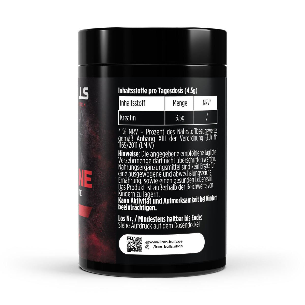 Kreatin Monohydrat Raspberry 500g - Premium Kreatin Pulver für Muskelaufbau