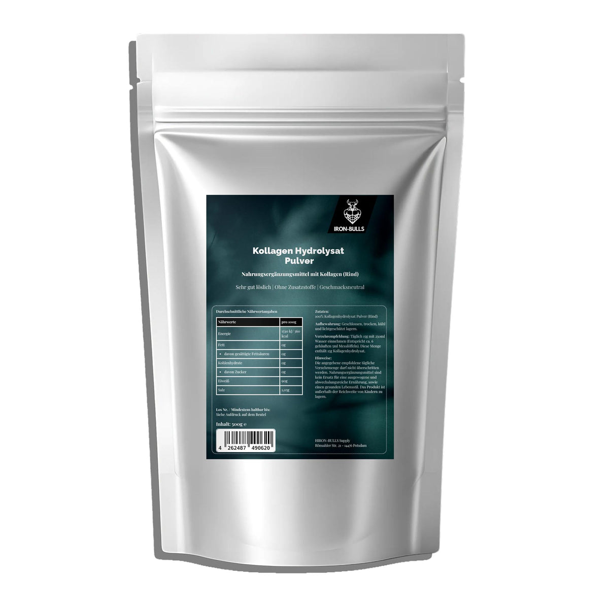 Kollagen Hydrolysat Pulver - 500g Doypack