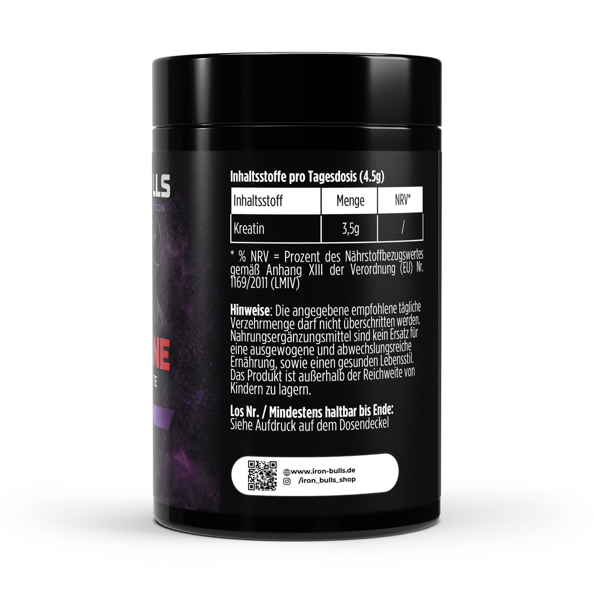 Kreatin Monohydrat Tutti Frutti 500g - Premium Kreatin Pulver für Muskelaufbau