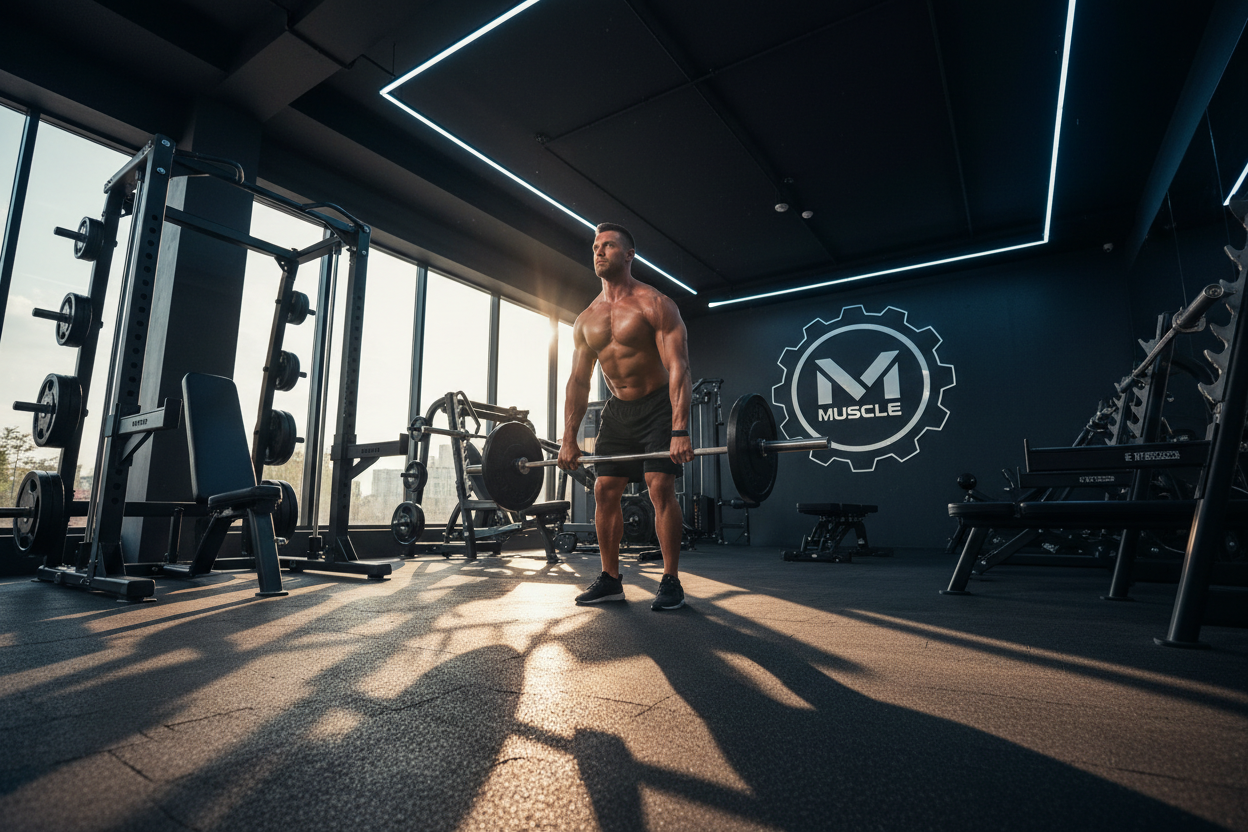 Sportliche Person beim Training